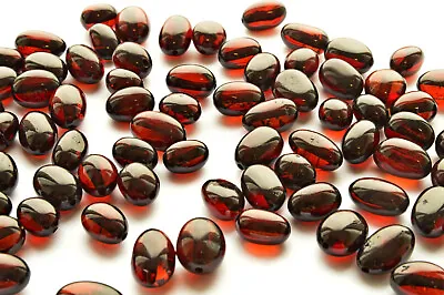 Baltic Amber Loose Beads Natural Polished Olive Style 25-50-100 Pcs Cherry • £12.35