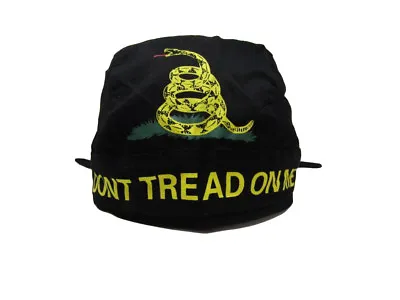 Don't Tread On Me Gadsden Black Yellow Snake Do Rag Doo Rag Skull Cap Head Wrap • $9.88