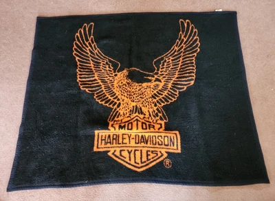 $39.99 • Buy Vintage Harley Davidson Fleece Throw Blanket Biederlack Made In USA 55”X 44”