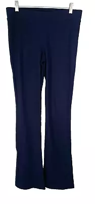 CAbi Navy Ponte Knit Runaround Flare Leggings Pants - Size Small Style# 803 • $20