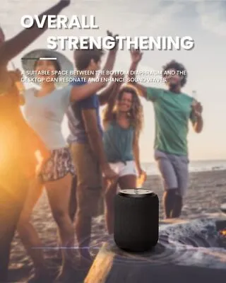 NOTABRICK Bluetooth Speaker Portable Wireless Outdoor Speakers15W Loud StereoE • £30.59