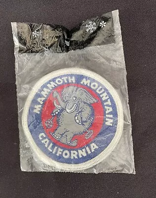 Vintage NEW 1970's Mammoth Mountain CA Logo Badge In Original Retail Package • $30