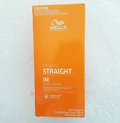 WELLA WELLASTRATE Permanent Straight System Hair Straightening Cream # Intense • $22.36