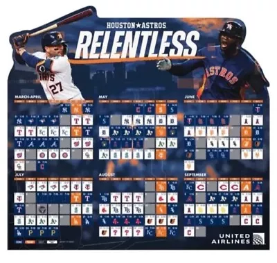 2024 Houston Astros Schedule Magnet SGA 03/28/2024 Jose Altuve Yordan Álvarez • $9.99