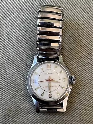 Vintage Mens Wolbrook Shock Protected Water Resistant German Wristwatch - Works • $85