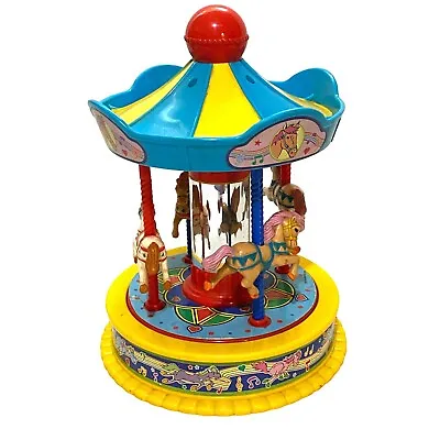 Vintage Redbox Wind Up Musical Carousel • $25