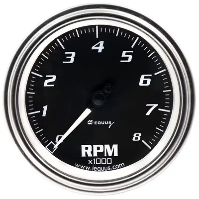 Equus Tachometer Gauge 7068; 7000 Series 0 To 8000 RPM 3-3/8  Electric • $99.99