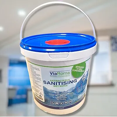 £14.95 • Buy Multi Surface Disinfectant Antibacterial 500 Wet Wipes Sanitiser Tub Anti-Viral