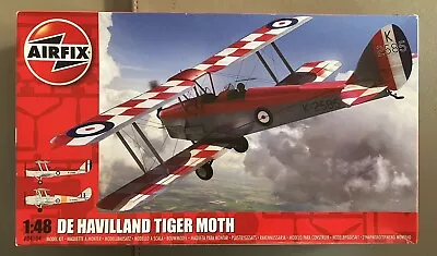 Airfix 1/48 Aircraft “ De Havilland Tiger Moth “ Biplane Aircraft Model Kit ! • £18.99