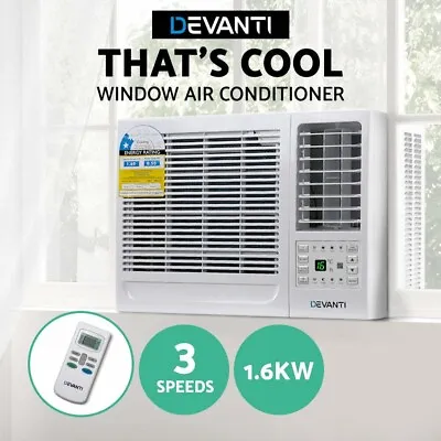 $443.97 • Buy Devanti Window Air Conditioner Portable 1.6KW Wall Cooler Fan Cooling Only