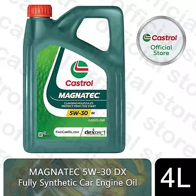 Castrol Magnatec 5W-30 DX Fully Synthetic Engine Oil DuaLock Technology 4 Litre • £35.99