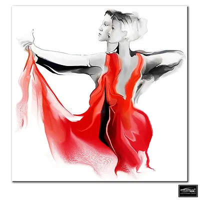 Performing Ballroom Dancing   BOX FRAMED CANVAS ART Picture HDR 280gsm • £14.99
