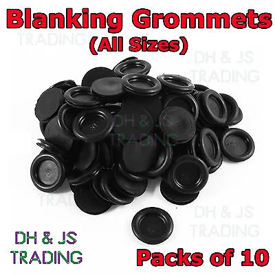 £1.99 • Buy 10x Blanking Grommets Rubber Grommet Closed Gromet Blind Plug Bung Bungs