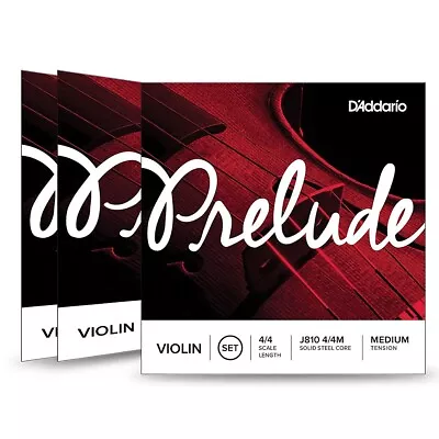 D'Addario Prelude Violin String Set 3 Box Special 4/4 Size Medium • $50.97