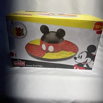 Disney Mickey Mouse Gummy Treat Maker 4 Mold Silicone Trays Chocolate Resin • $28