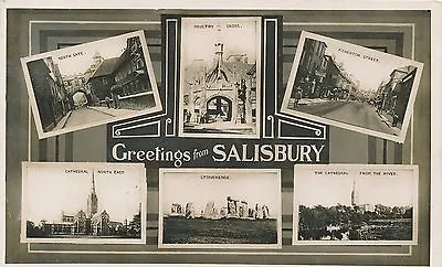 POSTCARD  WILTSHIRE  SALISBURY  Scenes & Greetings • £2.18