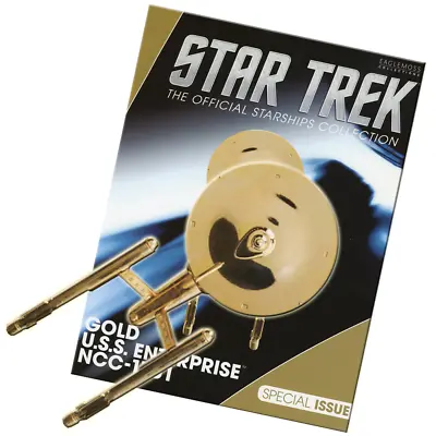 £35.99 • Buy Star Trek  Gold U.S.S.Enterprise NCC-1701 Starships Collection Magazine Special