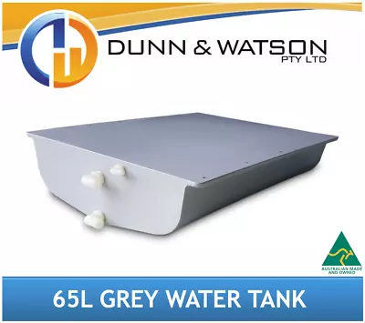 Heavy Duty 65 Litre Poly Grey Water Tank - Camper Trailers Caravans 4x4s 4wds • $250