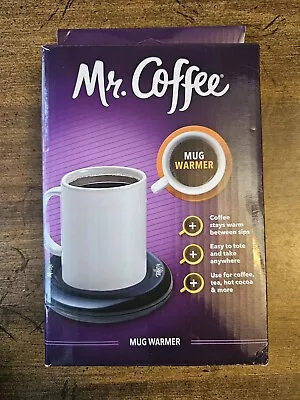 Mr. Coffee Mug Warmer For Home Office Use Coffee Tea Cocoa Soup MWBLKPDQ-RB • $16.99