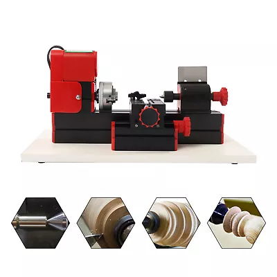 Mini Multifunction  Wood Metal Cutting Machine Metal Motorized Lathe Machine US • $90.90