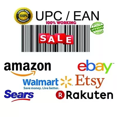 🔥🔥 5000 UPC EAN GTIN Codes Barcode Number Amazon Certified Approved NO ERROR • £56.94