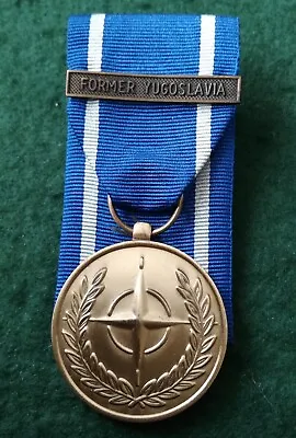 NATO Former Yugolslavia Medal. • £12.50