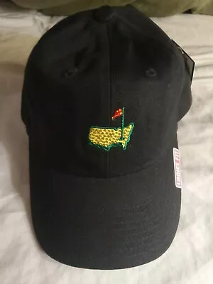 Masters Tournament Golf Hat Blinged Black Caddy Style Hat Augusta National PGA • $61.95