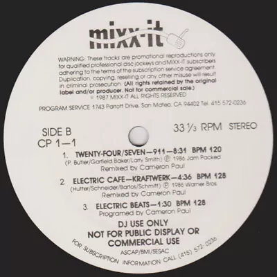 Various - Mixx-it 1-1 (12  Promo) • $33