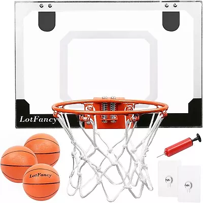 Indoor Mini Basketball Hoop Backboard Kids Toy Game Birthday Gifts W/ 5'' Ball  • $27.99