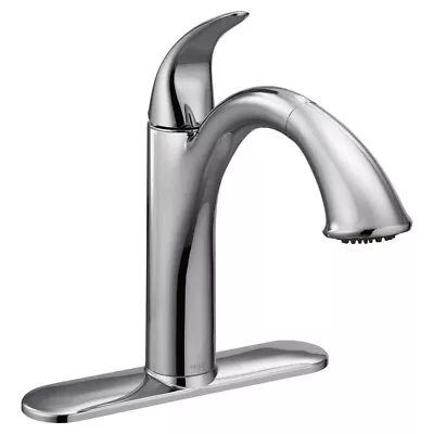 Camerist Single-Handle Pull-Out Sprayer Kitchen Faucet In Chrome By MOEN • $189