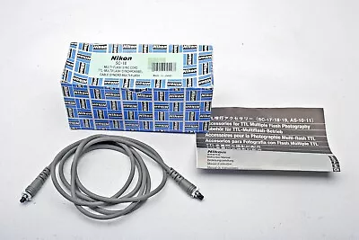 Nikon SC-18 Off-camera 5' Multi-Flash TTL Sync Cable SC18+GENUINE+Tested++MINT • $16.95