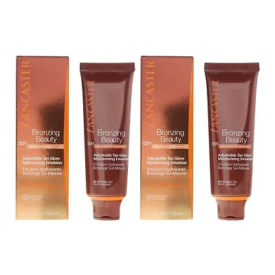 Lancaster Bronzing Beauty Adjustable Tan Glow Moisturising Emulsion 50ml 02 X 2 • £19