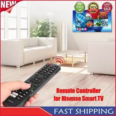 Smart TV Remote Control Wireless Switch For Hisense 43K300UWTS 65M7000 EN2X27HS • $14.29