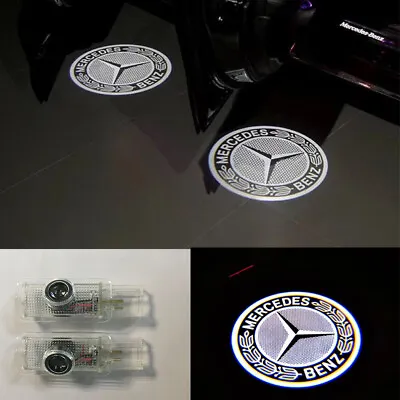 2x 3D HD LED Light Door Projector For Mercedes Benz R ML W164 ML350 R300 GL450 • $18.95