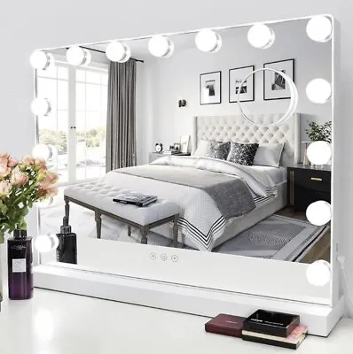 Meidom Hollywood Mirror W Lights 15 Dimmable LED USB Charging Function 3 Modes  • £60