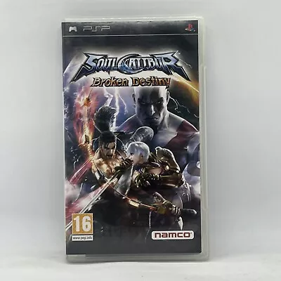 Soul Calibur Broken Destiny Ft. God Of War Kratos PlayStation PSP Portable Game • $39.95