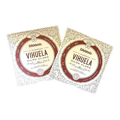 D'Addario MV10H Vihuela Guitar Strings 2 Juegos De Cuerdas Vihuela 019954299927 • $14.49