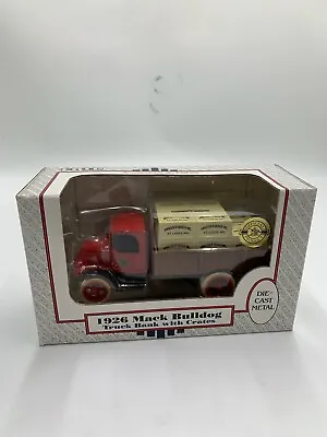 Vintage 1926 MACK BULLDOG Die-Cast Truck Bank With Anheuser Busch Crates 1/38 • $99.99