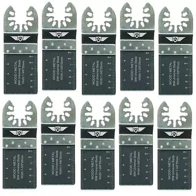 £14.99 • Buy 10x 35mm Bi-metal Blades For Dewalt Stanley Black & Decker Oscillating Multitool