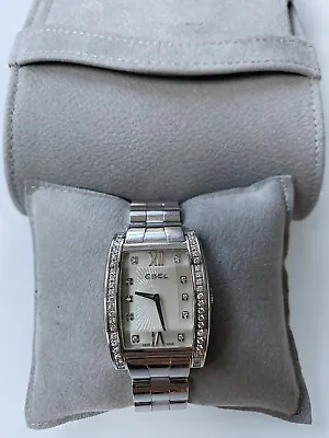 Ebel Steel And Diamond Ladies Quartz Watch Tarawa • £800