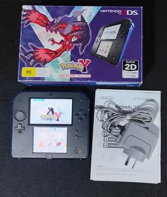 Boxed Nintendo 2DS POKEMON Y Console Complete FREE POSTAGE • $269.99