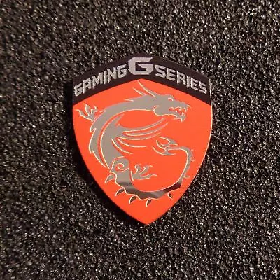 MSI Gaming G Series Label / Aufkleber / Sticker / Logo 33 X 27mm [441d] • $4.49