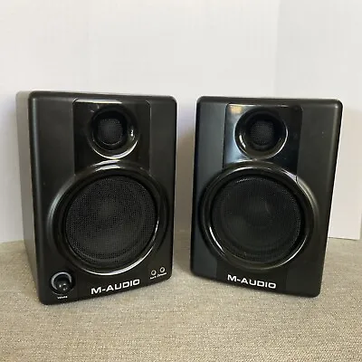 M-Audio Studiophile AV 40 Desktop Reference Speakers Studio Monitors PAIR #1361 • $49.99