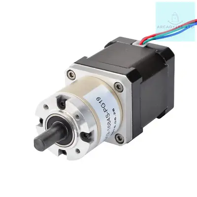 STEPPERONLINE Nema17 Gear Motor 1.68A 19:1 Planetary Gear Stepper Motor CNC 3D • £61.87