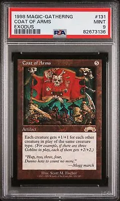 Coat Of Arms - Exodus - MINT - PSA 9. POP 6. More MTG In Store.  • $85.49