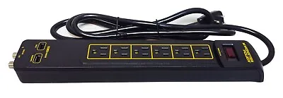 Monster Power Gold 600 W/ USB Surge Protector - 6 Outlets W/ 2 USB - 1080 Joules • $17.99