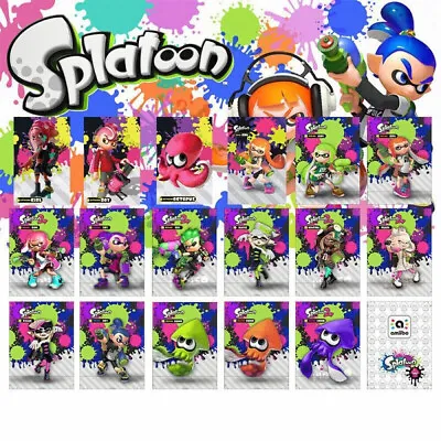$19.91 • Buy AU SALE Splatoon2 Amiibo* NFC Cards For Switch NS Tag Game Cards Octopus 17PCS