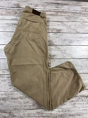 Orvis Pants Men's 38x32 Brown Outdoor Stretch Field Cotton Canvas • $17