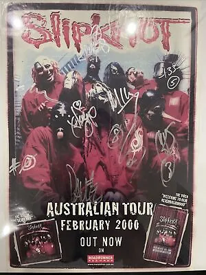 $1000 • Buy Slipknot Autographed Tour Poster