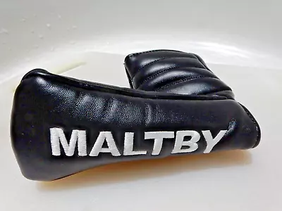 Maltby Magnetic Blade Putter Headcover  Black/Red Perfect Unused MINT Cond. • $15.95